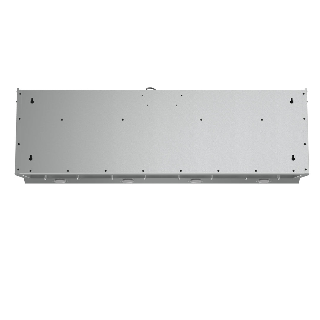 Forno Palazzo 48-Inch Wall Mounted Range Hood, Stainless Steel, Heavy Duty Baffle Filters, Remote Control