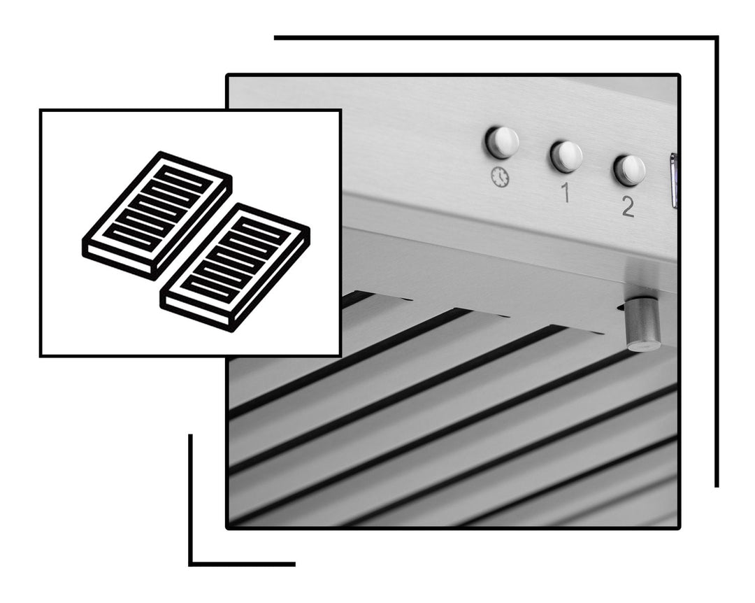 ZLINE 36 in. Convertible Black Stainless Steel Wall Mount Range Hood With Black Stainless Steel Handle (BSKB4X-36)