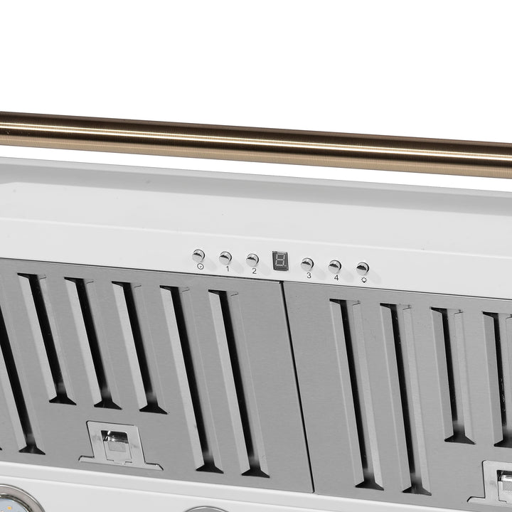 Forno Aria 36 Inch Wall-Mounted Range Hood in White