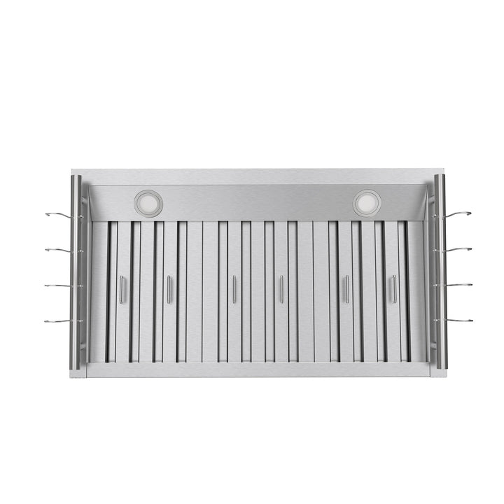 Forno Venezia 36 Inch Wall-Mounted Range Hood with Touch Controls and Baffle Filters