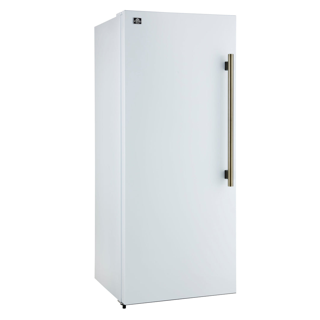 Forno Maderno 2-28-Inch Wide Convertible Refrigerator/Freezer in White, Decorative Trim, 27.2 cu.ft, 84-Inch High, ENERGY STAR Certified