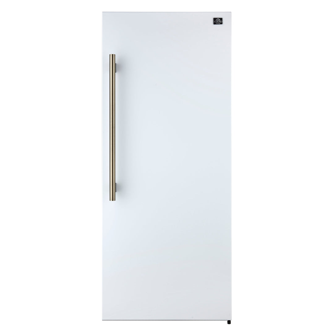 Forno Maderno 2-28-Inch Wide Convertible Refrigerator/Freezer in White, Decorative Trim, 27.2 cu.ft, 84-Inch High, ENERGY STAR Certified