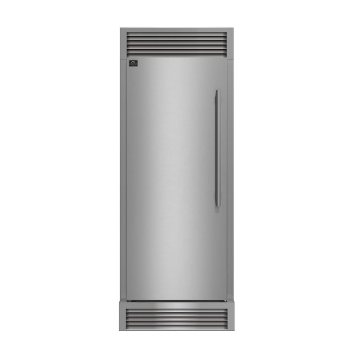 Forno Maderno 28" Built-In Convertible Refrigerator, 13.6 cu.ft. Left Swing with Decorative Grill - 32" Wide