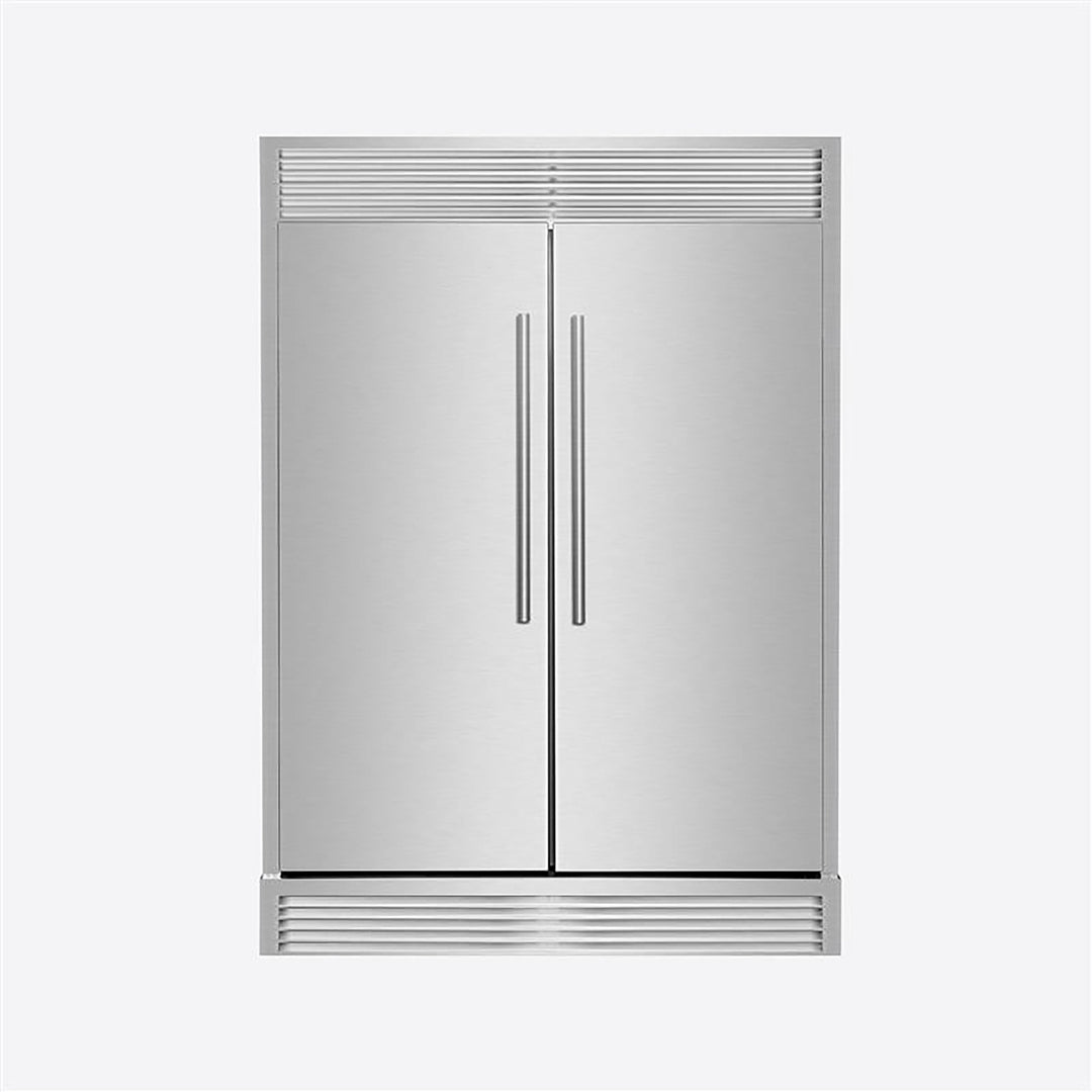 Forno Maderno 2-28-Inch Wide Convertible Refrigerator/Freezer, Decorative Trim, 27.2 cu.ft, 84-Inch High, ENERGY STAR Certified