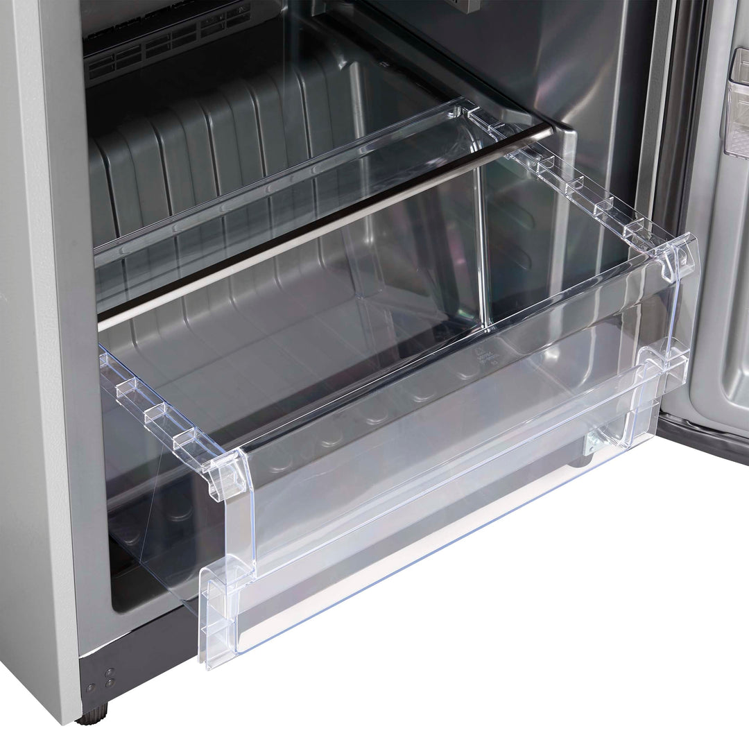 Forno Fortezza 28 Inch Right-Swing Convertible Refrigerator/Freezer, Stainless Steel, Total No Frost