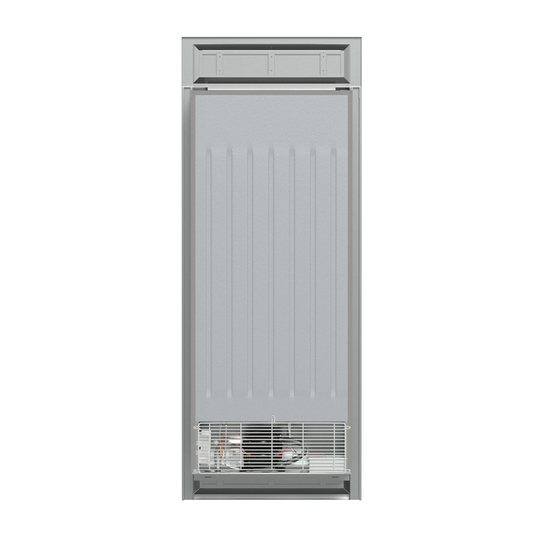 Forno Fortezza 32 Inch Right-Swing Convertible Refrigerator/Freezer with Trim Kit, Stainless Steel, Total No Frost