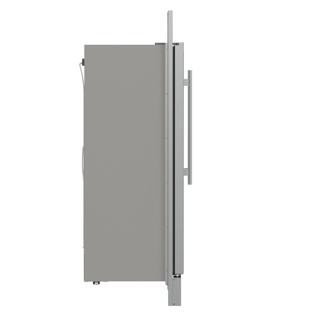 Forno Fortezza 60 Inch Convertible Refrigerator/Freezer with Modern Trim Kit, Stainless Steel, Total No Frost, with Automatic Ice Maker