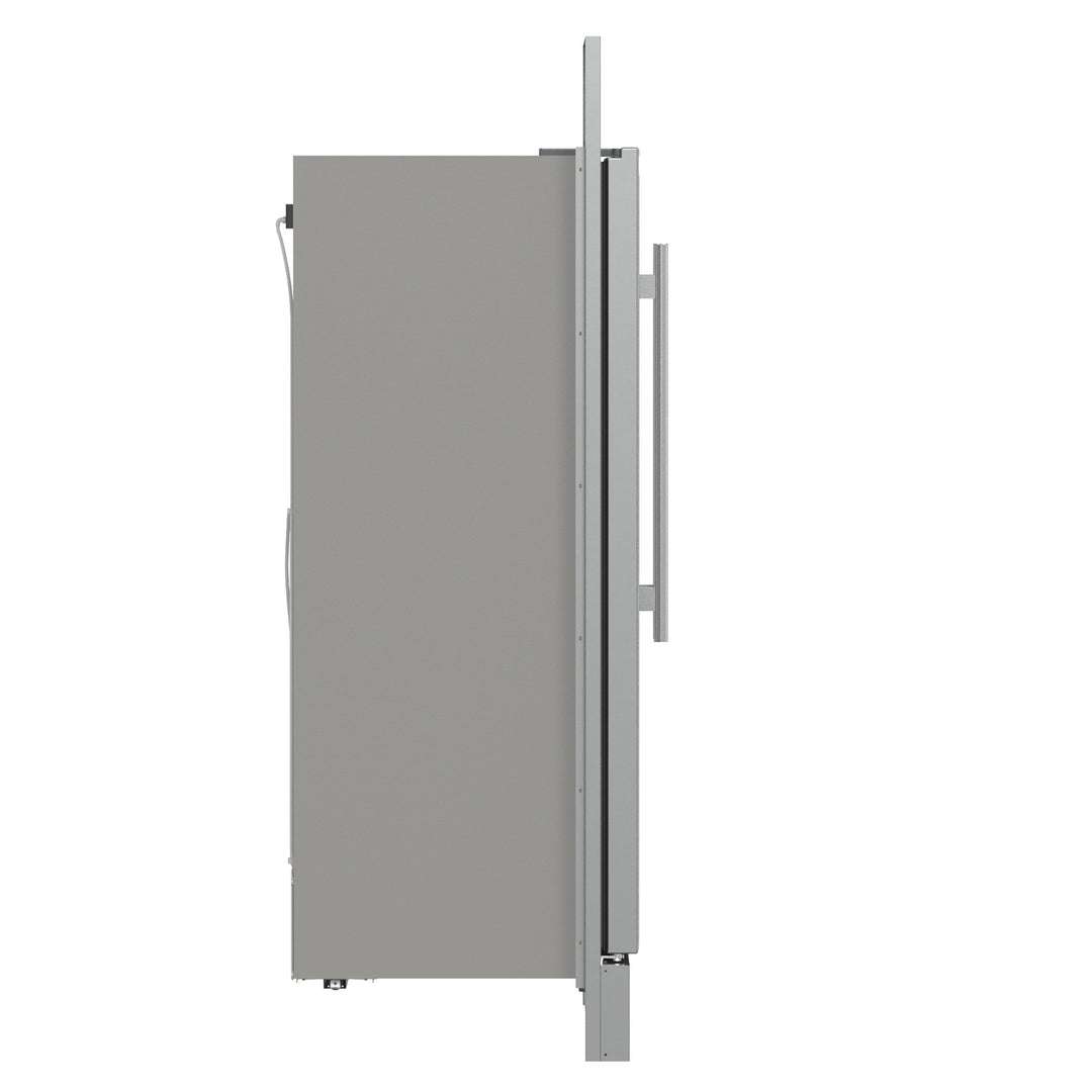 Forno Fortezza 60 Inch Convertible Refrigerator/Freezer with Trim Grill, Stainless Steel, Total No Frost, with Automatic Ice Maker
