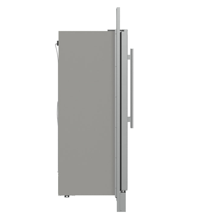 Forno Fortezza 60 Inch Convertible Refrigerator/Freezer with Trim Grill, Stainless Steel, Total No Frost, with Automatic Ice Maker