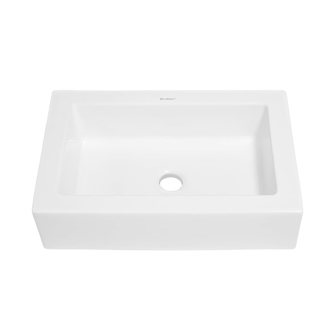 Voltaire Ceramic Rectangle Vessel Sink