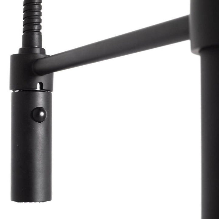 ZLINE Autograph Edition Sierra Pull Down Spring Single Handle Kitchen Faucet in Matte Black (SRA-KF-MB)