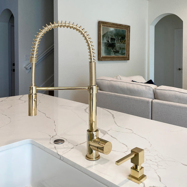 ZLINE Autograph Edition Faucet Soap Dispenser in Polished Gold (FSD-PG)