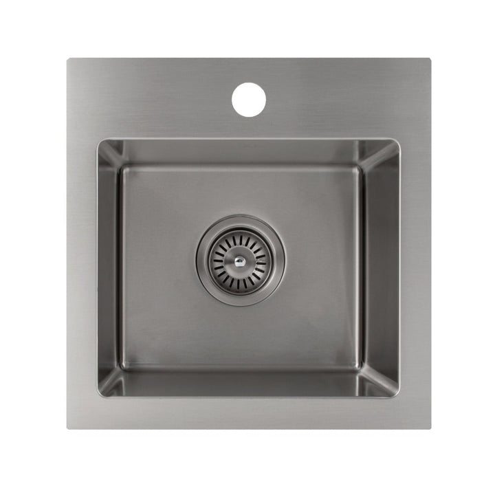ZLINE 15 in. Donner Topmount Single Bowl Bar Kitchen Sink in Stainless Steel (STS-15)