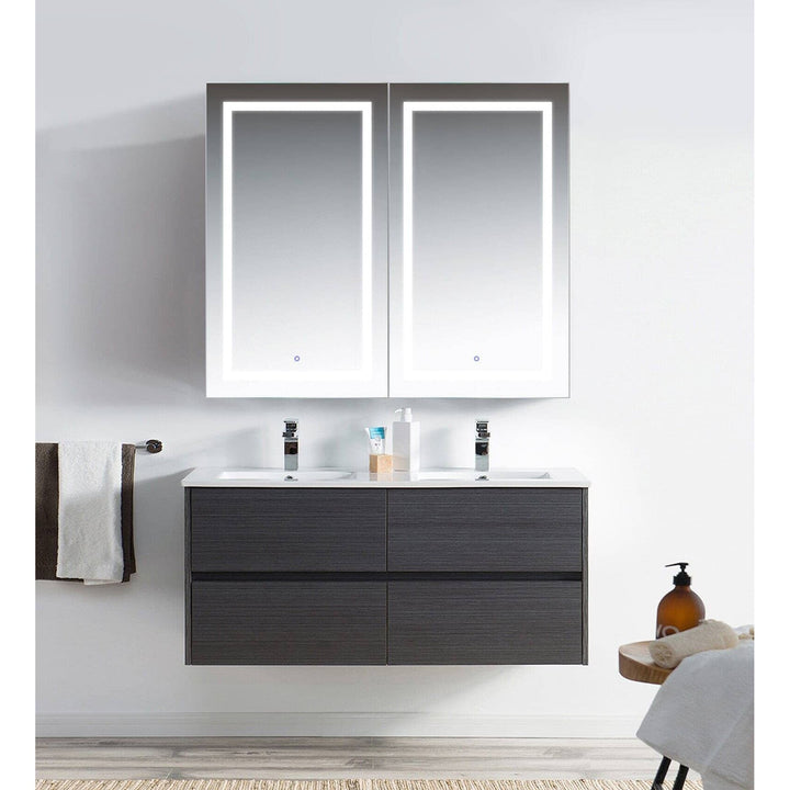 Krugg Svange 4842D 48 X 42 Double LED Medicine Cabinet