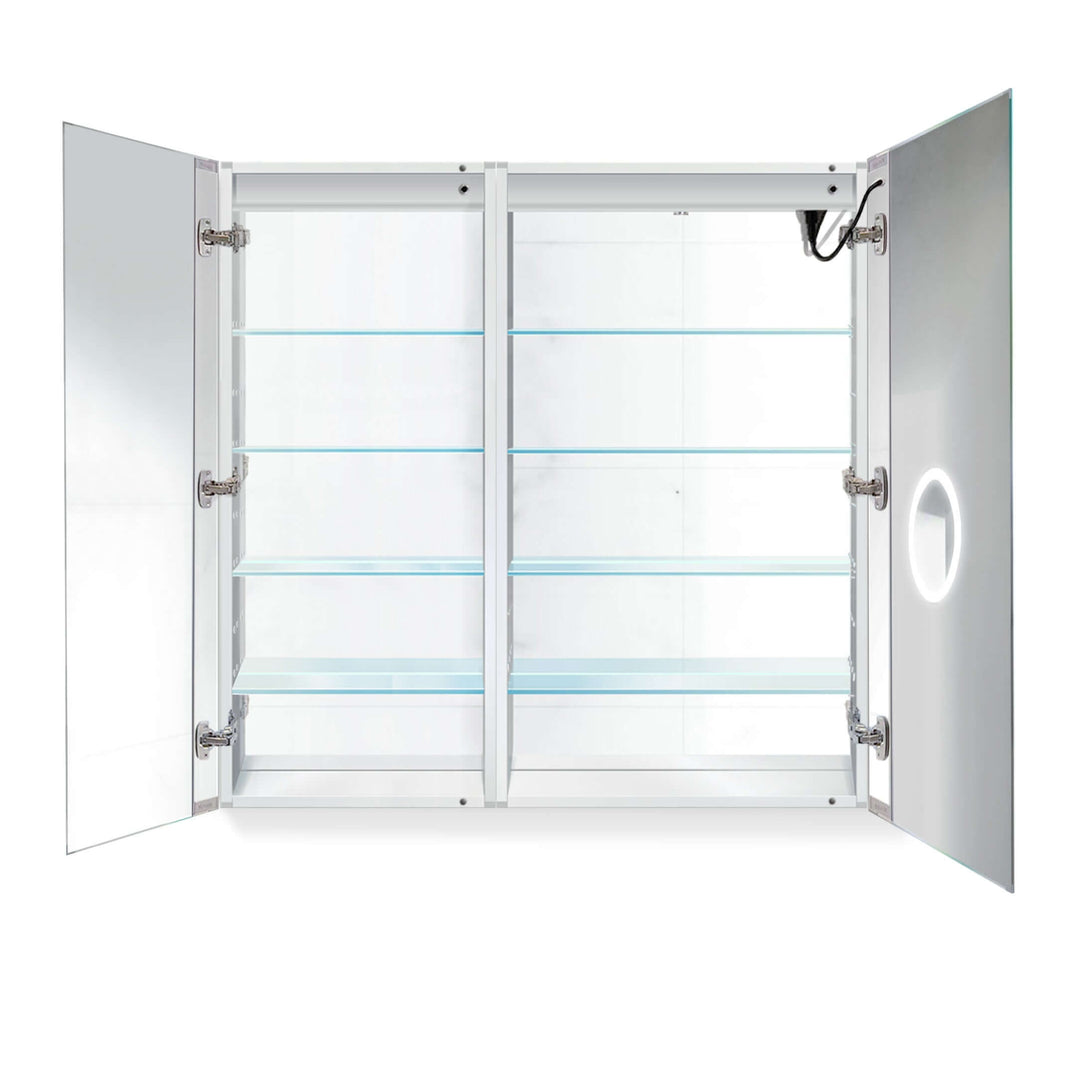 Krugg Svange 42 x 42 LED Medicine Cabinet - Defogger, Dimmer