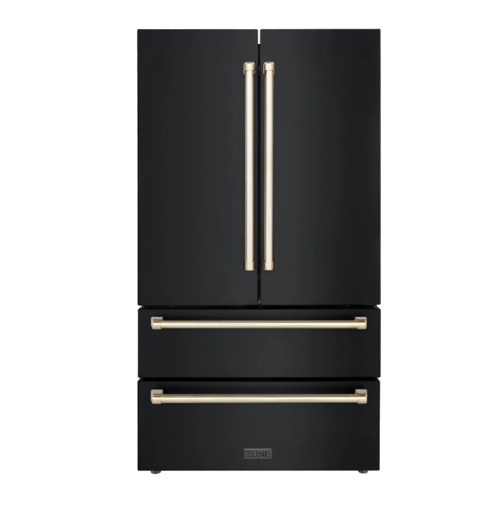 ZLINE 36" Autograph Edition French Door Refrigerator W/ Ice Maker