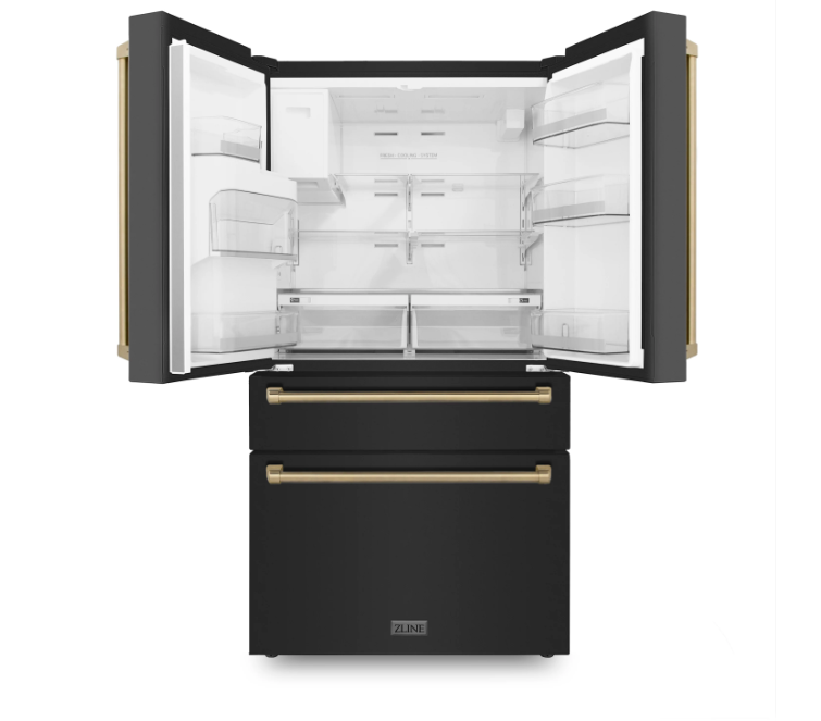 ZLINE 36" 21.6 cu. ft Freestanding French Door Refrigerator With Dispenser