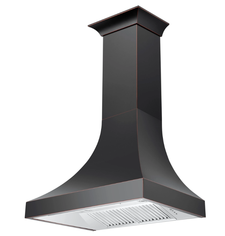 ZLINE 36'' Designer Series Oil-Rubbed Bronze Wall Range Hood