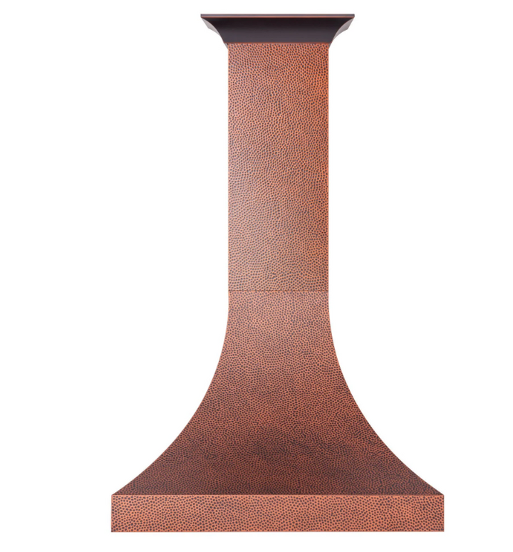 Designer Series Hand-Hammered Copper Finish Wall Range Hood (8632H-30)  ZLINE 30"