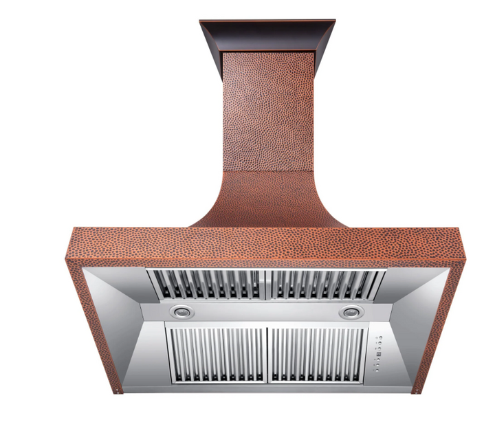Designer Series Hand-Hammered Copper Finish Wall Range Hood (8632H-30)  ZLINE 30"