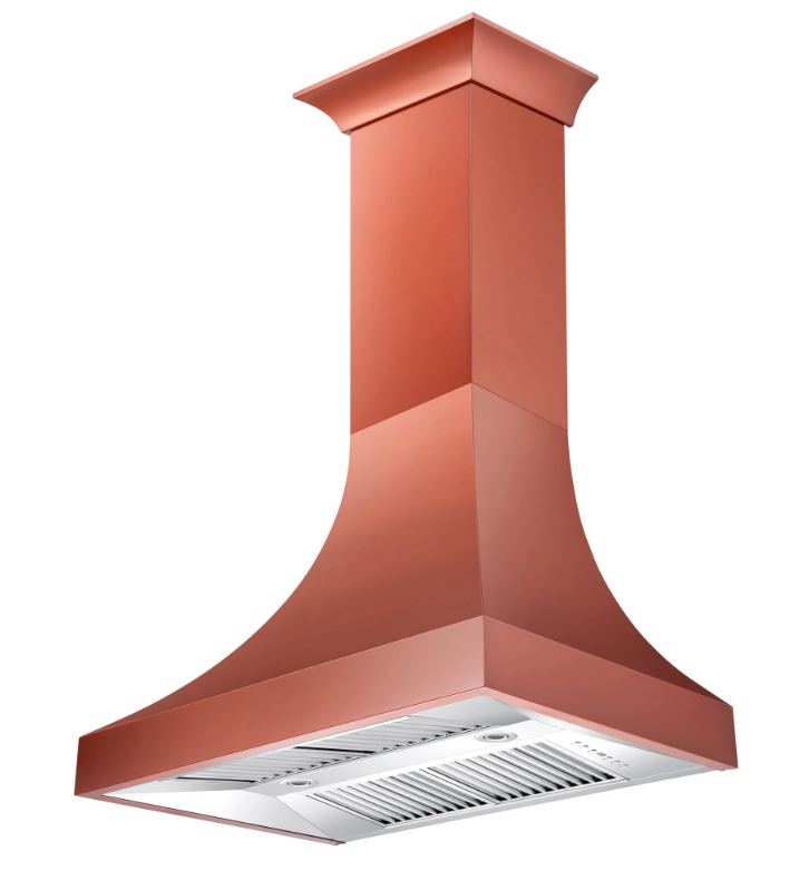 Designer Series Copper Finish Wall Range Hood (8632C-36)  ZLINE 36"