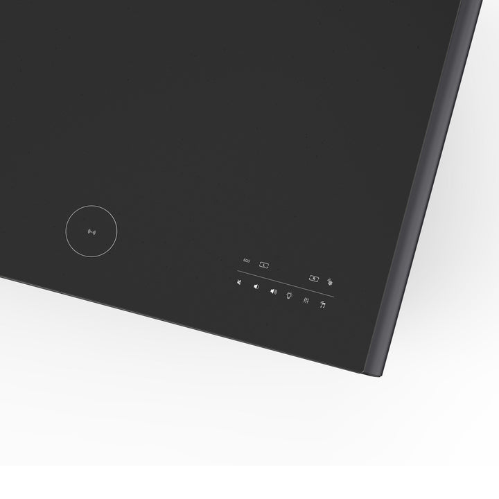 Forno Evoluto Tavolo 51-Inch Black Smart Coffee Table – Dual Refrigerator Drawers, Bluetooth 5.0 Audio, Wireless Charging &amp; RGB Ambient Light