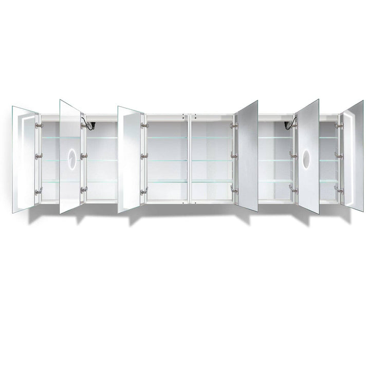 Krugg Svange 12036DLLLRRR 120″ X 36″ LED Medicine Cabinet