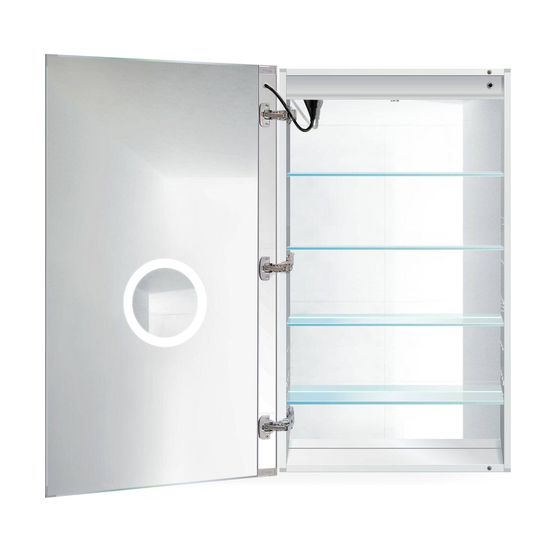 Krugg Svange 24 x 42 LED Medicine Cabinet - Defogger, Dimmer