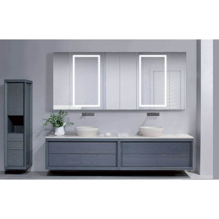 Krugg Svange 9642DLLLRRR 96″ X 42″ LED Medicine Cabinet