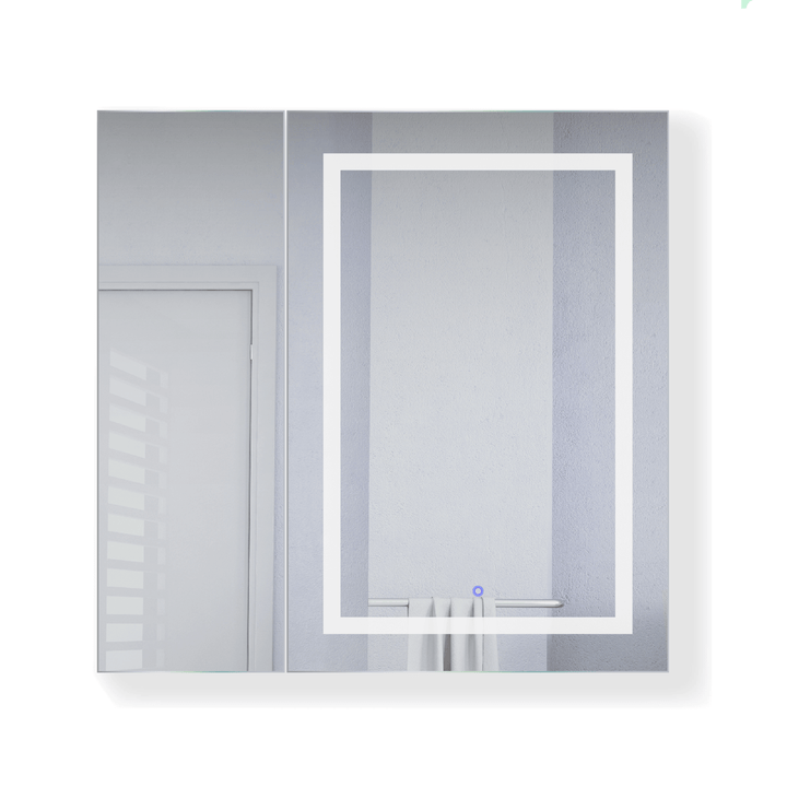 Krugg Svange 36 x 36 LED Medicine Cabinet - Defogger/Dimmer