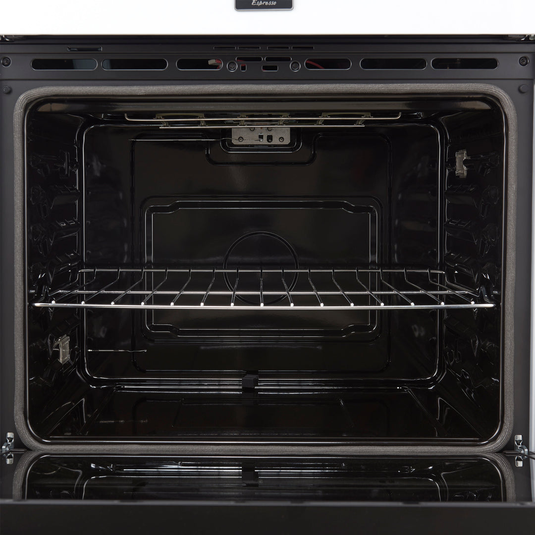 Forno Vomero 30-Inch Double Wall Oven, White, 10 cu.ft Total Capacity, 7100W Convection, Mechanical Controls, Manuel Steam Clean