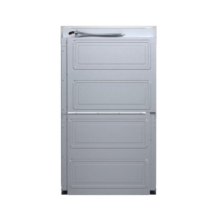 Forno Gallico 30-Inch Electric French Door Double Oven, Stainless Steel, Convection Cooking, Touch Control Panel, Self-Cleaning Function