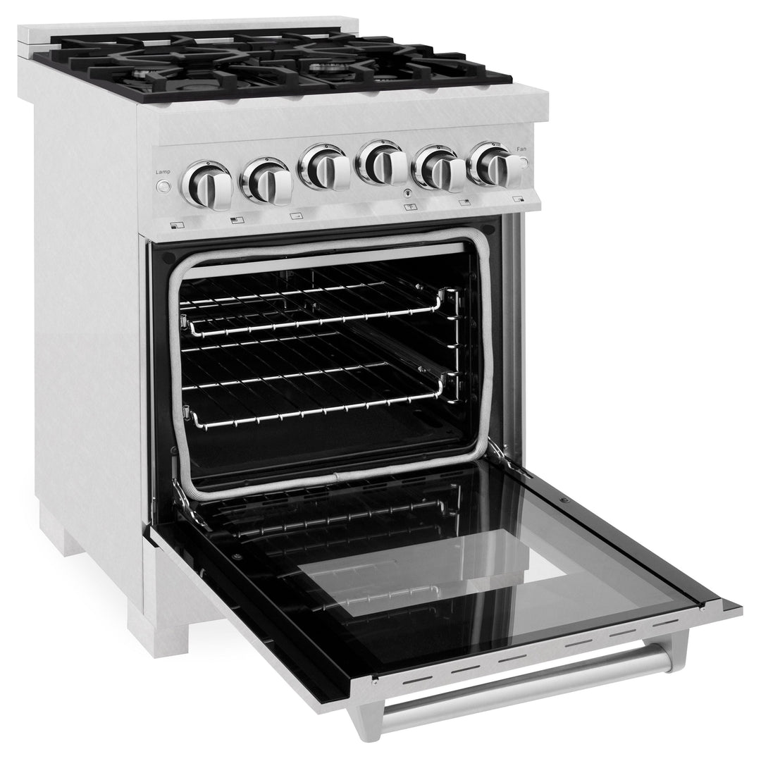 ZLINE 24"2.8 cu.ft. Range W/ Gas Stove &amp; Oven in Stainless Steel