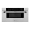 ZLINE 30" Stainless DuraSnow 1.2 cu. ft. Built In Microwave Drawer