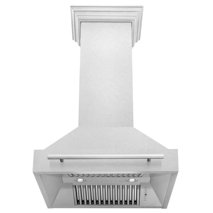 ZLINE 30 Inch DuraSnow® Stainless Steel Range Hood, 8654SNX-30