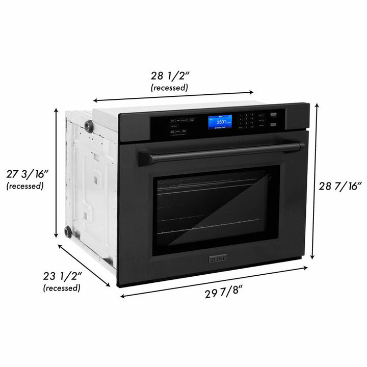Zline 30” Rangetop, Refrigerator, Mount Hood, Wall Oven &amp; Dishwasher