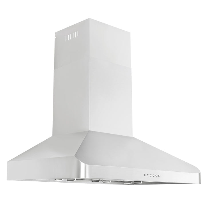 ZLINE 36 In. Alpine Series Ducted Wall Mount Range Hood in Stainless Steel, ALP100WL-36