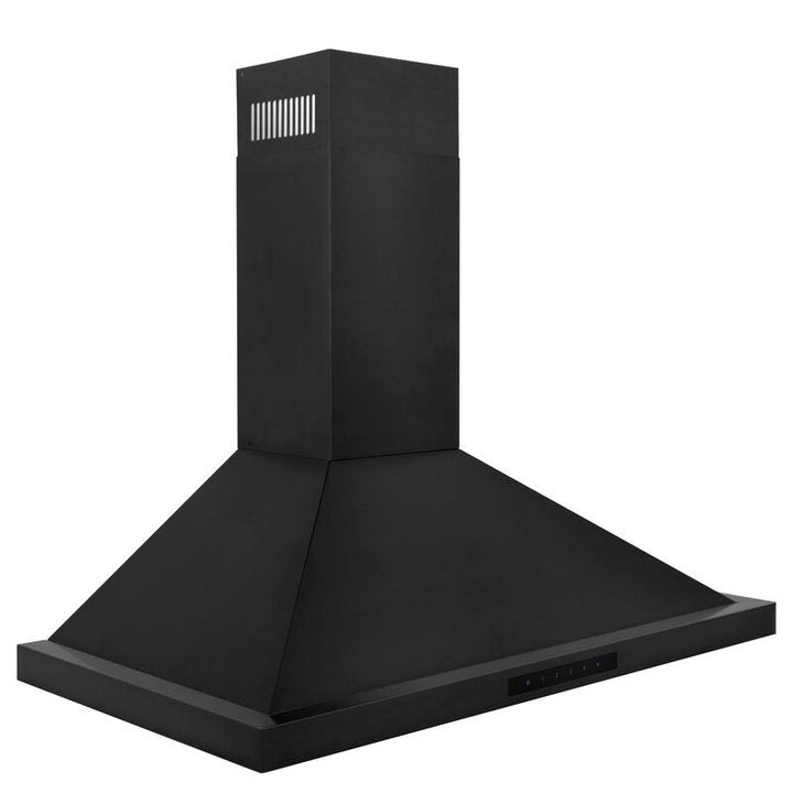 ZLINE 36 in. Convertible Vent Wall Mount Range Hood in Black Stainless Steel, BSKBN-36