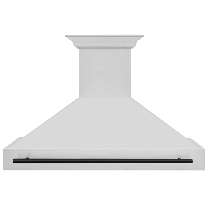 ZLINE Autograph Matte Black Package - 48" Rangetop, 48" Range Hood, Dishwasher, Refrigerator