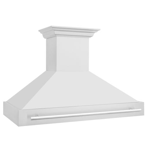 ZLINE 48 In. Stainless Steel Range Hood with Stainless Steel Handle, 8654STX-48