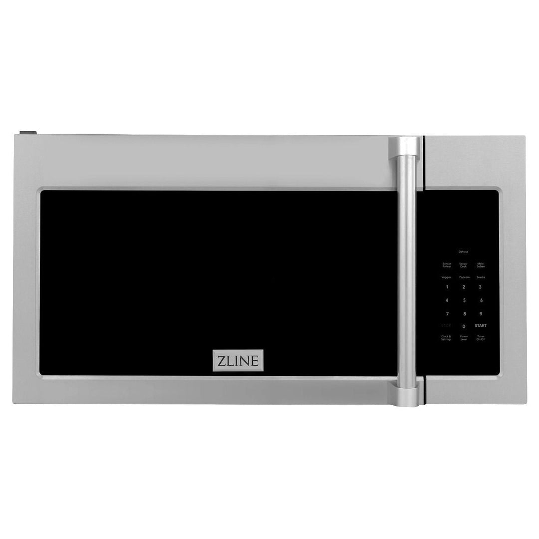 ZLINE Package - 30" Dual Fuel Range, Refrigerator, Microwave, Dishwasher in Stainless Steel