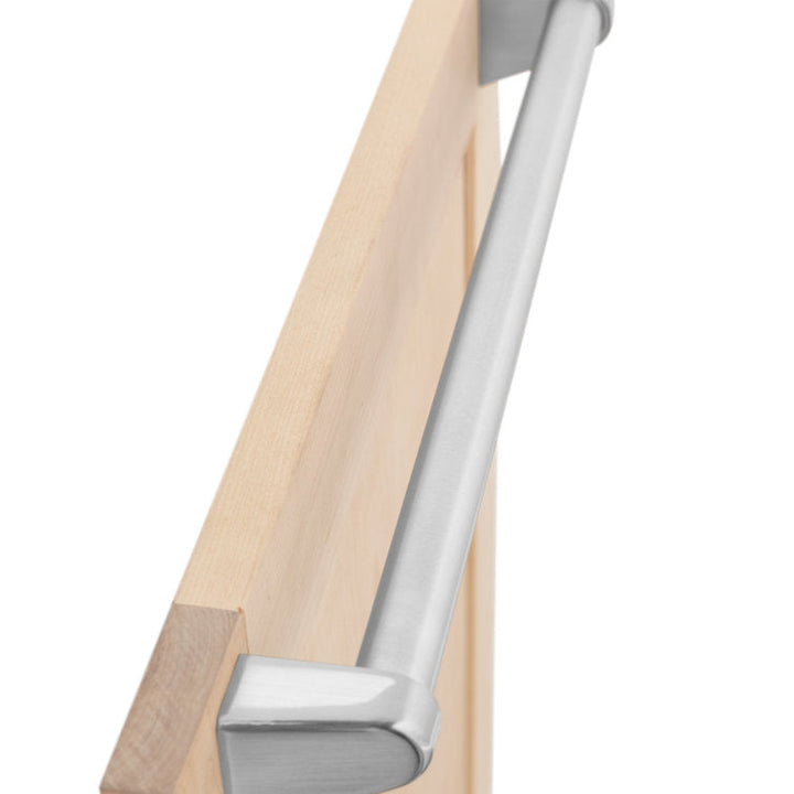 ZLINE 18" Tallac Series Built-In Dishwasher in Unfinished Wood with Stainless Steel Handles, DWV-UF-18