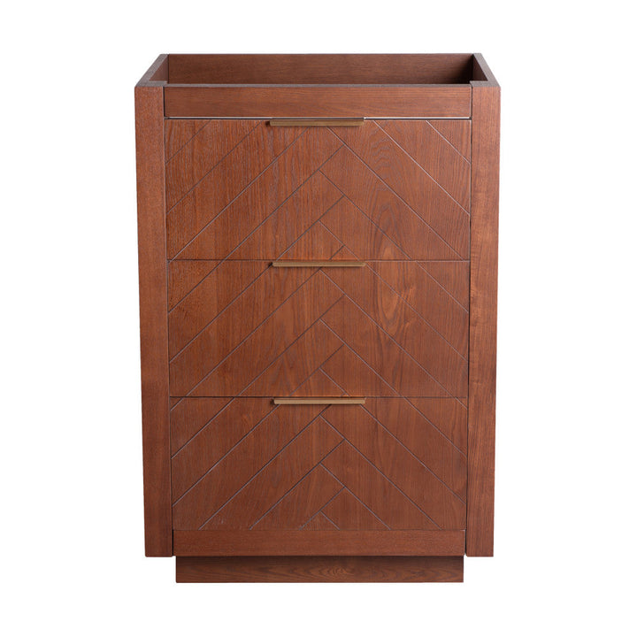 Daxton 24" Bathroom Vanity in Walnut Cabinet