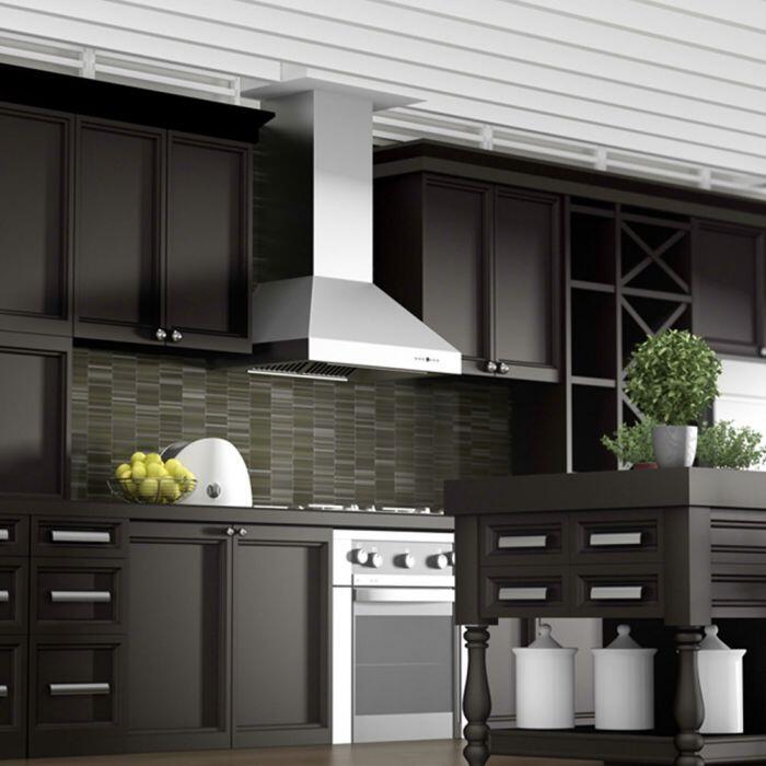 Remote Blower Wall Mount Range Hood in Stainless Steel (697-RS-48-400)  ZLINE 48 in.