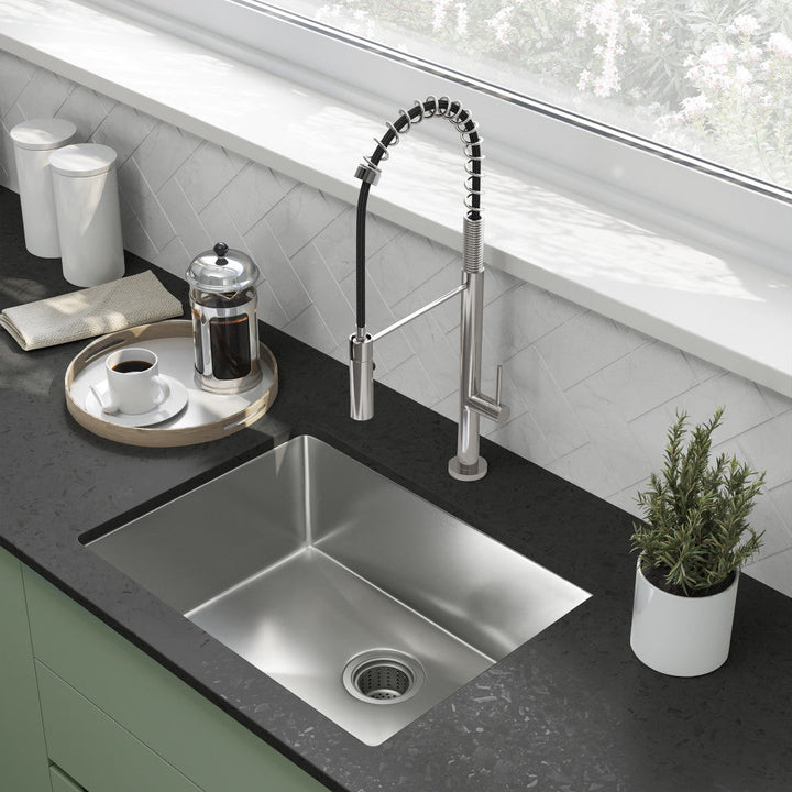 Rivage 23 x 18 Stainless Steel, Single Basin,Undermount Kitchen Sink