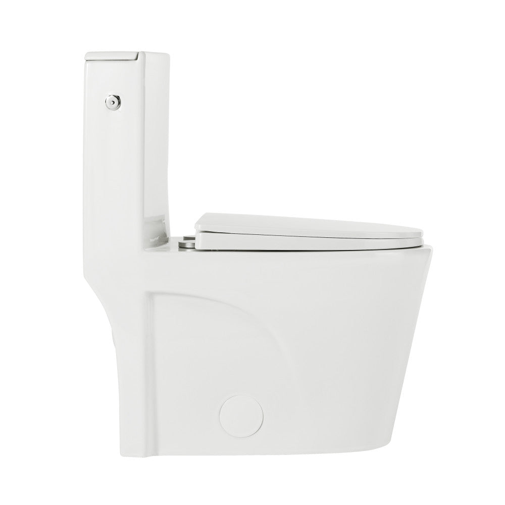 St. Tropez One-Piece Elongated Toilet, Touchless 1.1/1.6 gpf