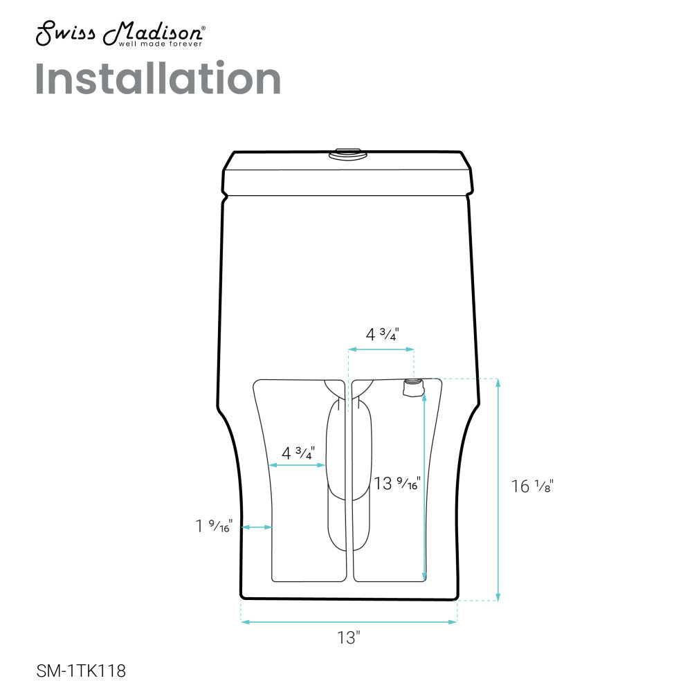 Virage One Piece Elongated Toilet with Touchless Retrofit Dual Flush 1.1/1.6 gpf