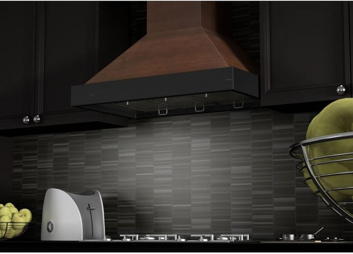 Wooden Wall Mount Range Hood in Antigua and Walnut - Includes Motor  ZLINE 42 in.