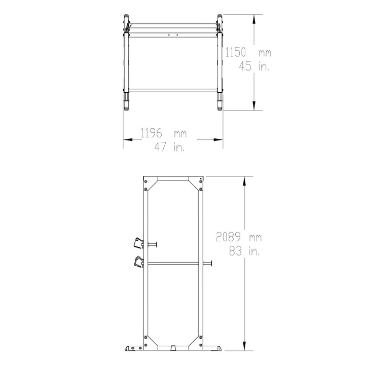 Body Solid Best Fitness BFPR100 Power Rack