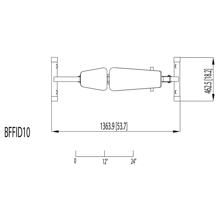 Body Solid Best Fitness BFFID10 FID Bench
